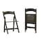 Flash Furniture Holden Commercial Grade Early American Solid Wood Folding Dining Chair, 2PK 2-ZH-8005-3-EAW-GG - alternate 1